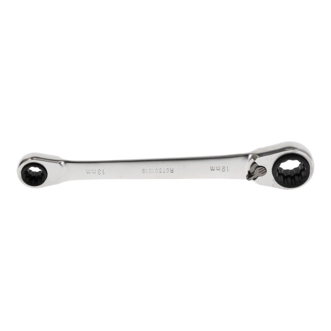 Gedore red Clé à cliquet double anneau 4 en 1, réversible, 10 13 17 19 mm, droite, clé à molette, R07501019
