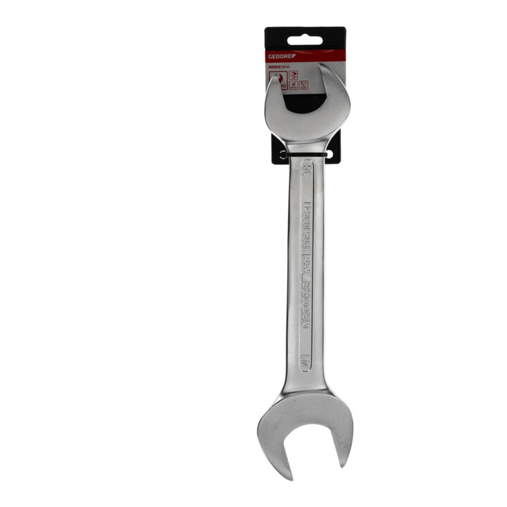 Gedore red Clé à fourche double, SW 36+41 mm, métrique, clé plate, clé à fourche, 360 mm de long, R05103641