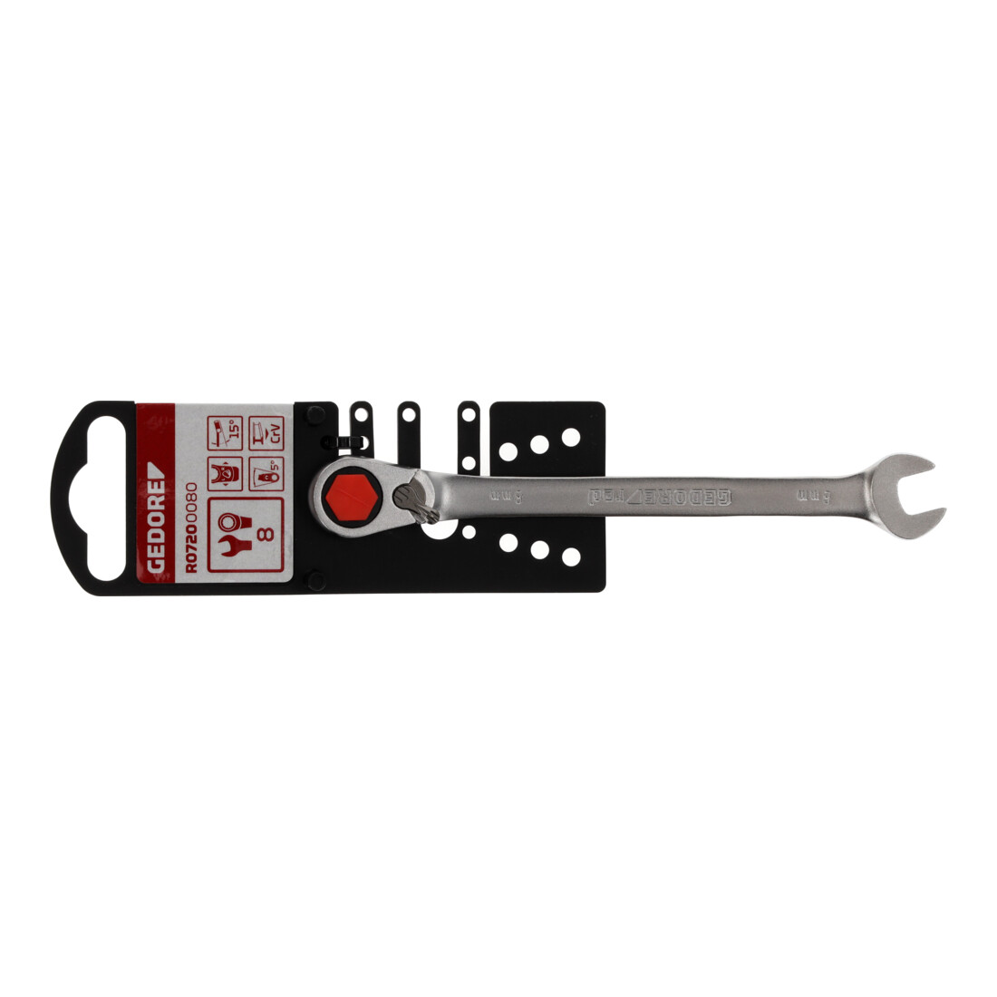 Clé à cliquet combinée Gedore rouge R/L