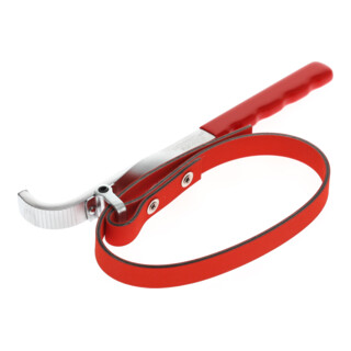 Gedore red Clé à sangle, Ø 140 mm, bande textile large de 15 mm, en acier chrome-vanadium
