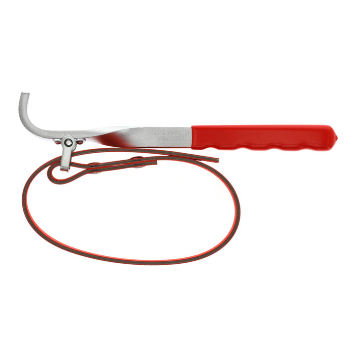 Gedore red Clé à sangle, Ø 140 mm, bande textile large de 15 mm, en acier chrome-vanadium