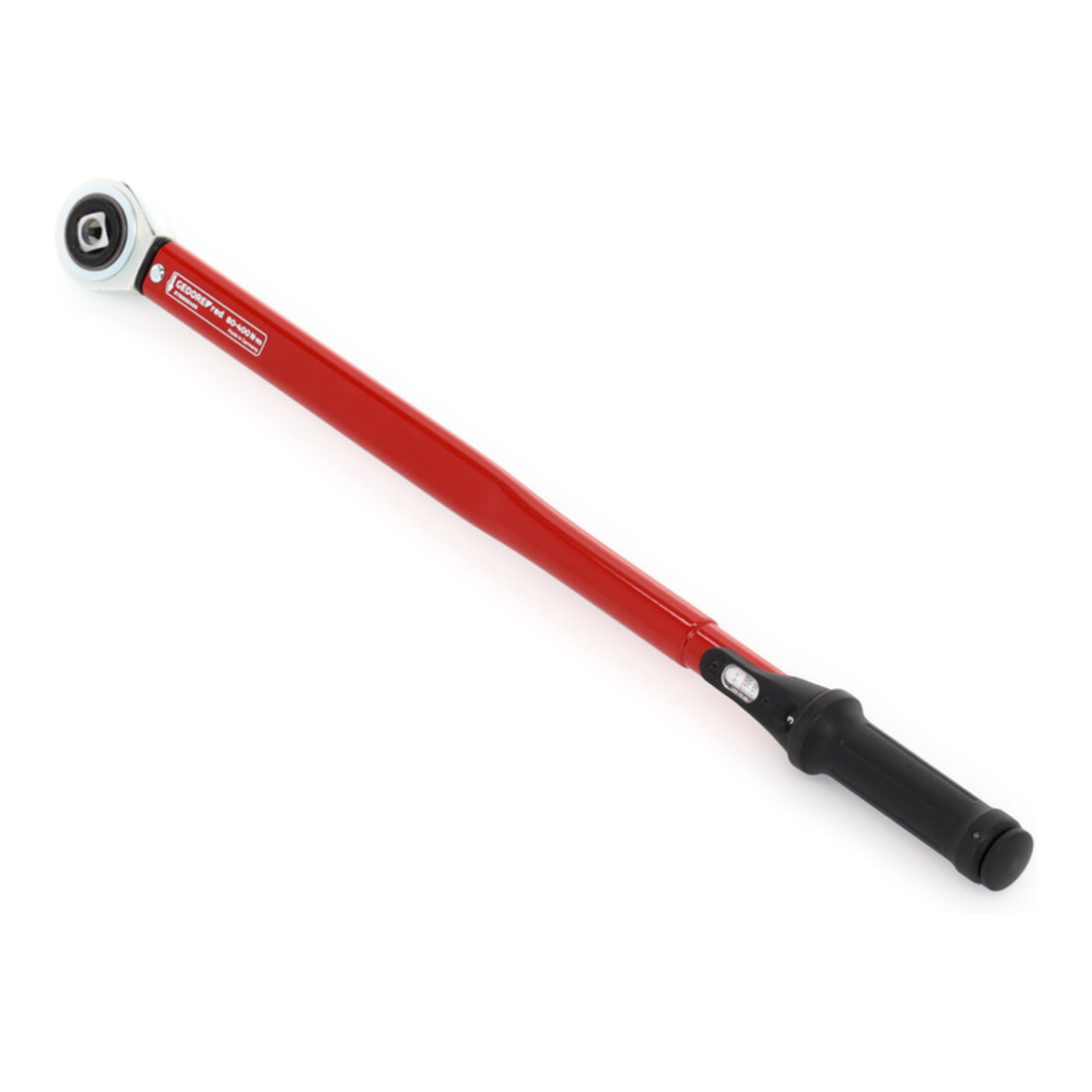 Gedore red Clé dynamométrique pour filetages gauches et droits, 3/4 pouce, 80-400 Nm, tube en acier, rouge/noir
