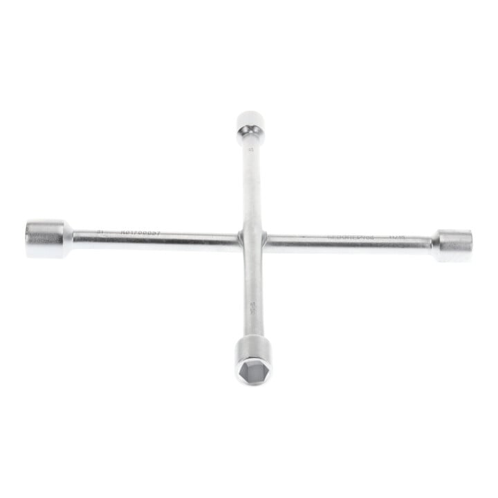 Gedore red Clé en croix, for car, 17 x 19 x 21 mm x 11/16", clé de roue, changement de pneus, outil, R01700057