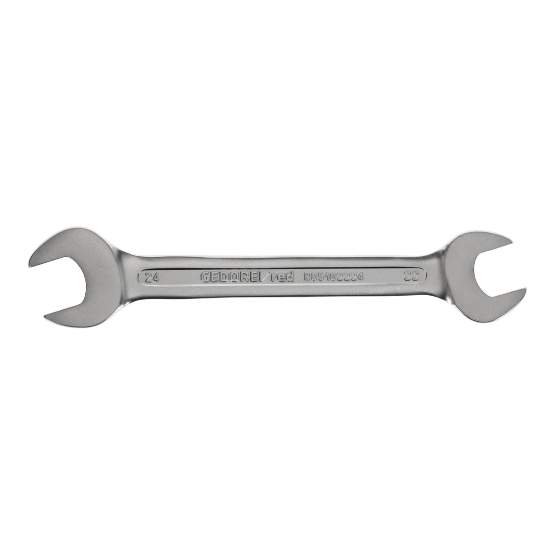 Gedore red Clé mixte double, SW 22+24 mm, métrique, clé plate, clé à fourche, 247 mm de long, R05102224