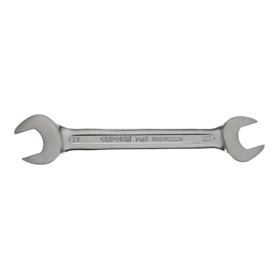 Gedore red Clé mixte double, SW 22+24 mm, métrique, clé plate, clé à fourche, 247 mm de long, R05102224