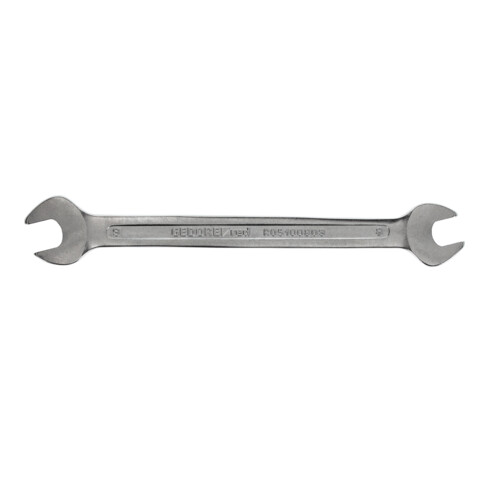 Gedore red Clé mixte double, SW 8+9 mm, métrique, clé plate, 140 mm de long, R05100809
