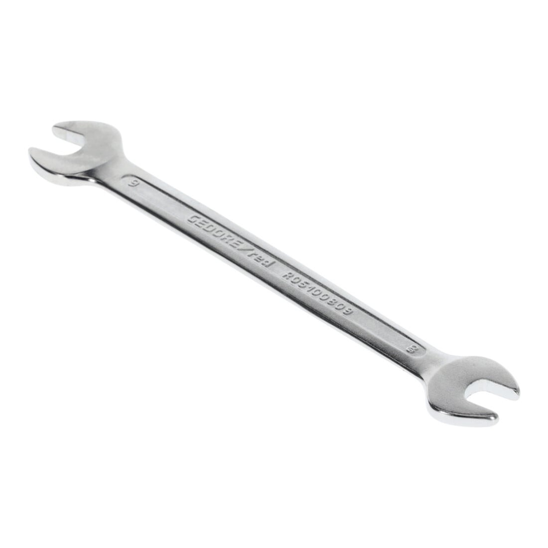 Gedore red Clé mixte double, SW 8+9 mm, métrique, clé plate, 140 mm de long, R05100809