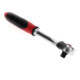Gedore red Cliquet à levier avec poignée ergonomique 2K, déclenchement par bouton-poussoir, denture fine à 72 dents, 1/4 pouce, tube en acier, rouge/noir-5