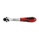 Gedore red Cliquet à levier coudé avec poignée ergonomique 2K, déclenchement par bouton-poussoir, grossièrement denté avec 36 dents, 1/4 pouce, tube en acier, rouge/noir-5