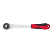Gedore red Cliquet à roue dentée avec poignée ergonomique 2K, grossièrement denté avec 30 dents, 1/2 pouce, rouge/noir-1