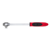 Gedore red Cliquet à roue dentée avec poignée ergonomique 2K, grossièrement denté avec 30 dents, 1/2 pouce, rouge/noir-2