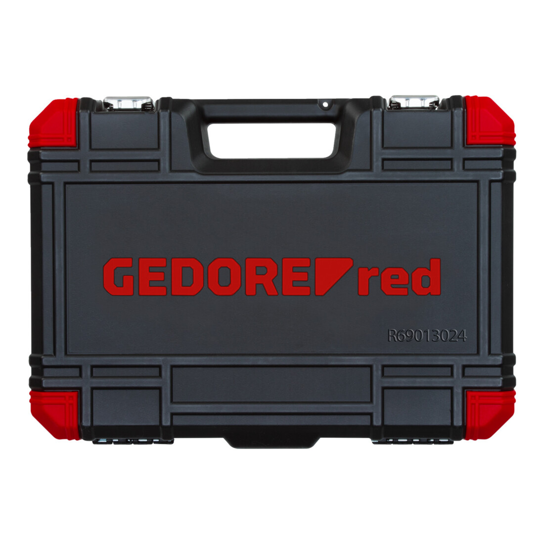 Gedore red Coffret de clés à douille, 24 pièces, avec cliquet réversible, cliquet, clés à douille et jeu de embouts, 1/2"