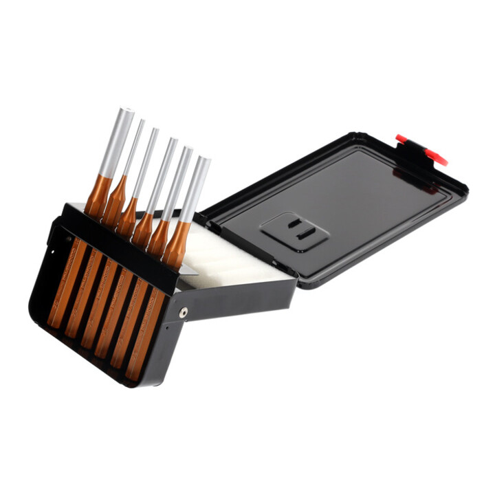 Gedore Red cotter pin driver set 3-10mm +cassette 6 pcs