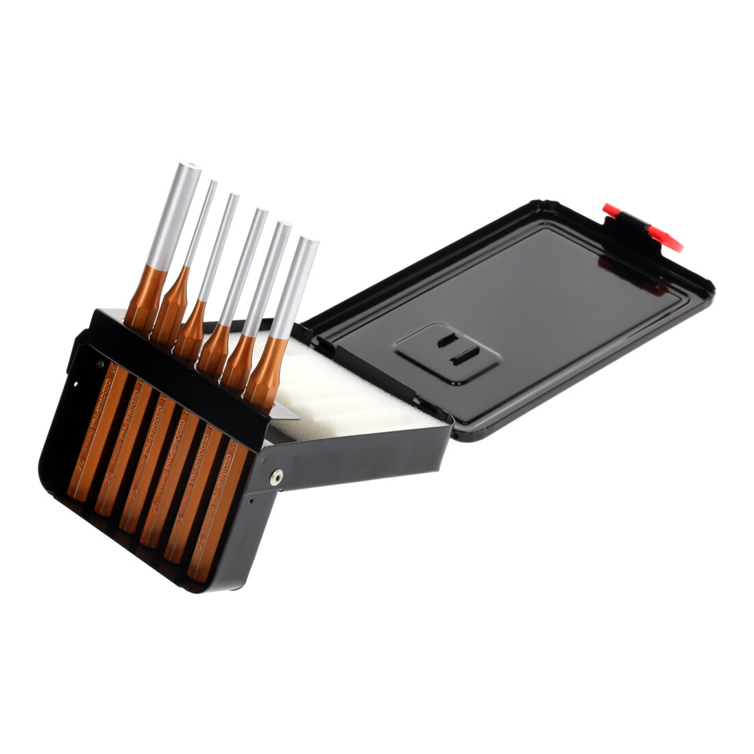 Gedore Red cotter pin driver set 3-10mm +cassette 6 pcs