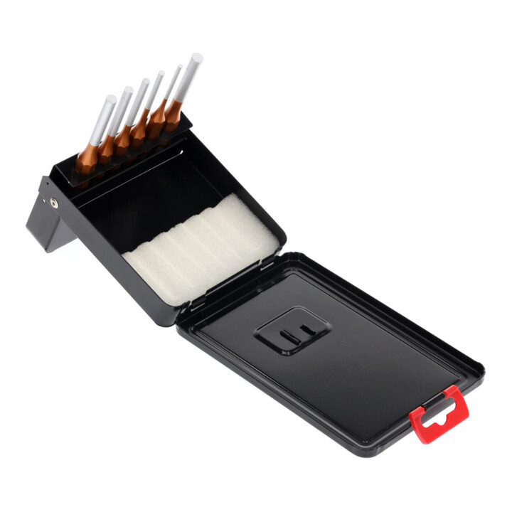 Gedore Red cotter pin driver set D.3-8mm +cassette 6tlg