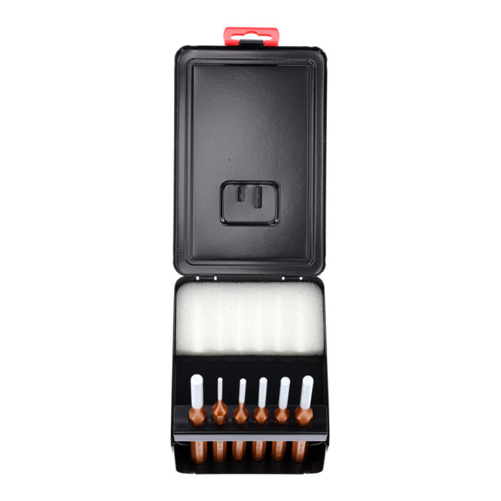 Gedore Red cotter pin driver set D.3-8mm +cassette 6tlg