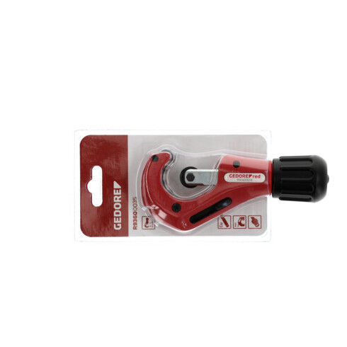 Gedore red Coupe-tube pour tuyaux en cuivre, avec ébavureur, Ø tuyau : 3-35 mm, guidage télescopique, outil, R93600035