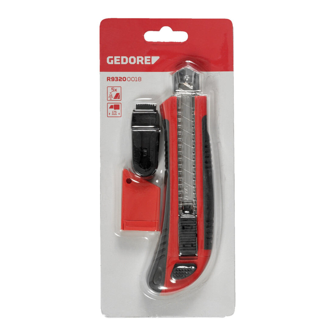 Gedore red Cutter 5 lame larghezza 18 mm + dispositivo per appuntire