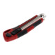 Gedore red Cuttermesser mit 5 Ersatzklingen, 18 mm breit, Abbrechklingen, Metall, einhand, 175 mm lang, R93200018-4