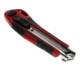Gedore red Cuttermesser mit 5 Ersatzklingen, 18 mm breit, Abbrechklingen, Metall, einhand, 175 mm lang, R93200018-5