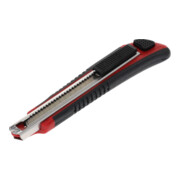 Gedore red Cuttermesser mit 5 Ersatzklingen, 9 mm breit, klein, Abbrechklingen, Metall, einhand, 145 mm lang, R93200010-2