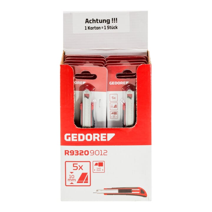 Gedore Red Display Cutter Klingen-B.10mm R93209012 10-teilig