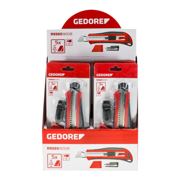 Gedore Red Display Cutter Klingen-B.25mm R93209008 8-teilig