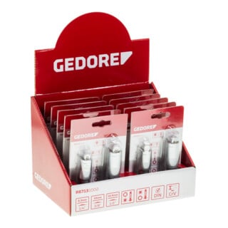 Gedore Red Display Reduzier-/Vergrößerung Adapter R67139010 10-teilig