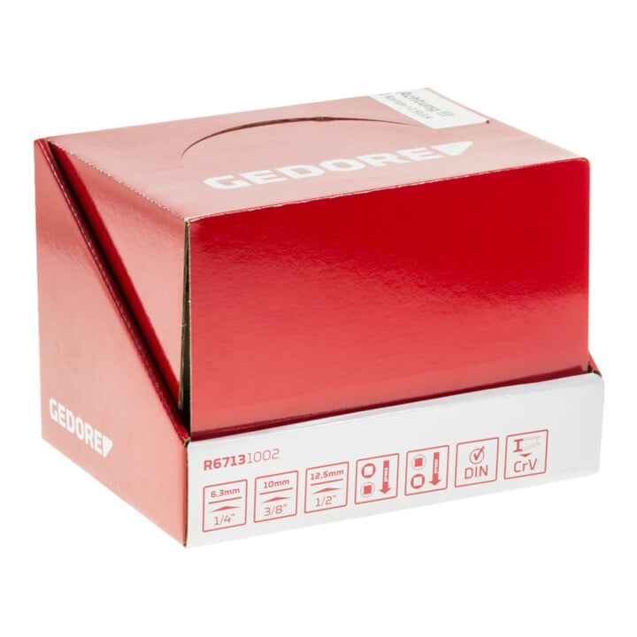 Gedore Red Display Reduzier-/Vergrößerung Adapter R67139010 10-teilig