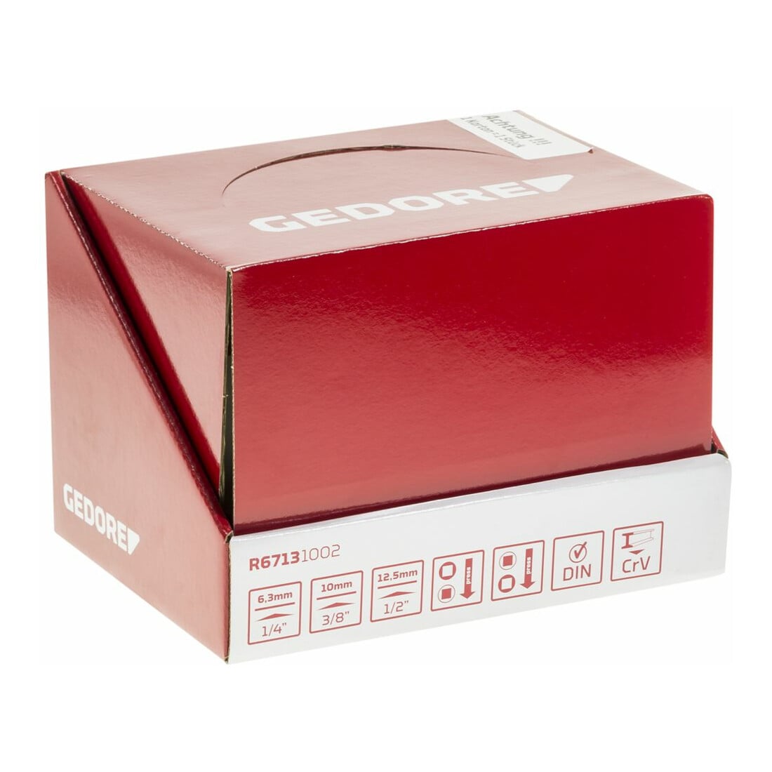Gedore Red Display Reduzier-/Vergrößerung Adapter R67139010 10-teilig