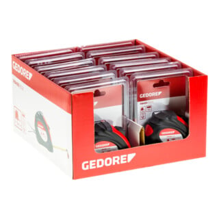 Gedore Red Display Rollbandmaße L.5m R94559512 12-teilig