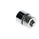 Gedore red Dop- steeksleutel inzetstuk, dop, 3/8'' 10 mm aandrijving, 6-kant, 17 mm breedte, gereedschap, R51001704, staal