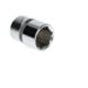 Gedore red Dop- steeksleutel inzetstuk, dop, 3/8'' 10 mm aandrijving, 6-kant, 17 mm breedte, gereedschap, R51001704, staal