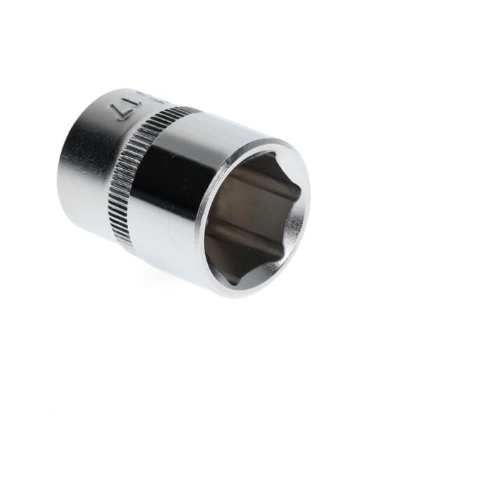Gedore red Dop- steeksleutel inzetstuk, dop, 3/8'' 10 mm aandrijving, 6-kant, 17 mm breedte, gereedschap, R51001704, staal