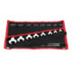 Gedore red Doppelmaulschlüssel Satz, Set 8-tlg, SW 6-22 mm, metrisch, kurz, Schraubenschlüssel Set mit Rolltasche, R05126008