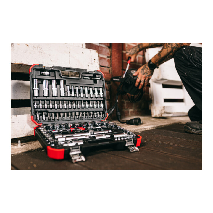 Gedore Red dopsleutelset 1/4+1/2 94-delig