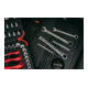 Gedore Red dopsleutelset 1/4+3/8+1/2 172-delig