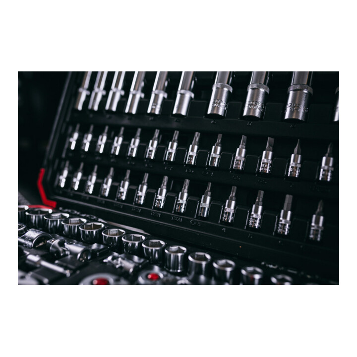 Gedore Red dopsleutelset 1/4+3/8+1/2 172-delig