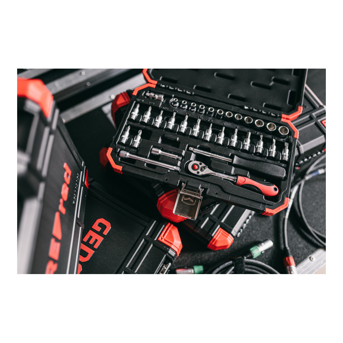 Gedore Red dopsleutelset 1/4 SW 4-13mm 33-delig