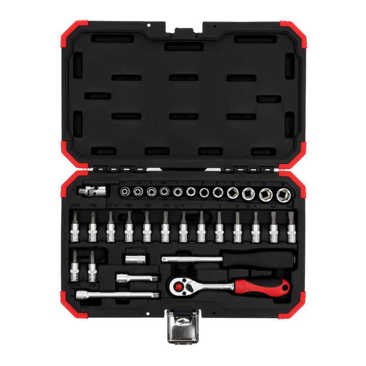 Gedore Red dopsleutelset 1/4 SW 4-13mm 33-delig