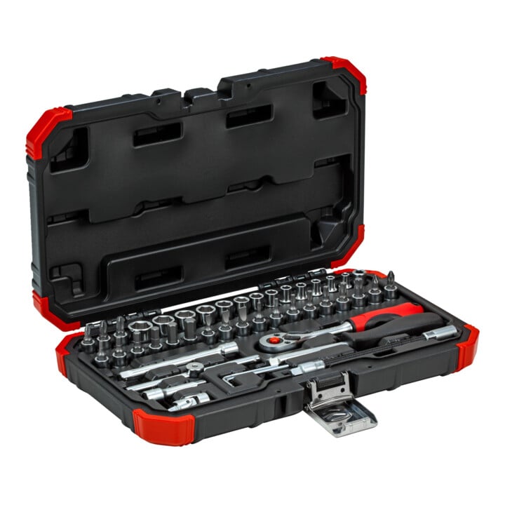 Gedore Red dopsleutelset 1/4 SW 4-14mm 46-delig