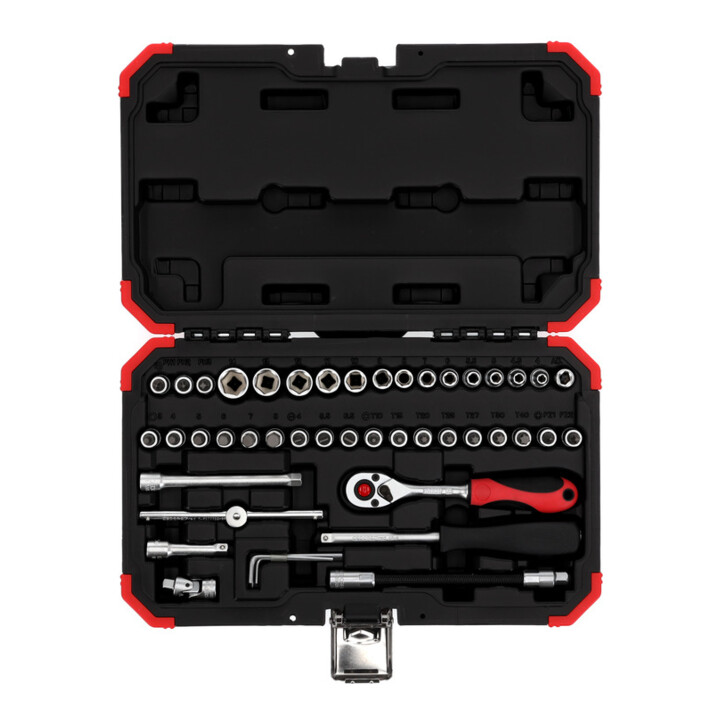 Gedore Red dopsleutelset 1/4 SW 4-14mm 46-delig