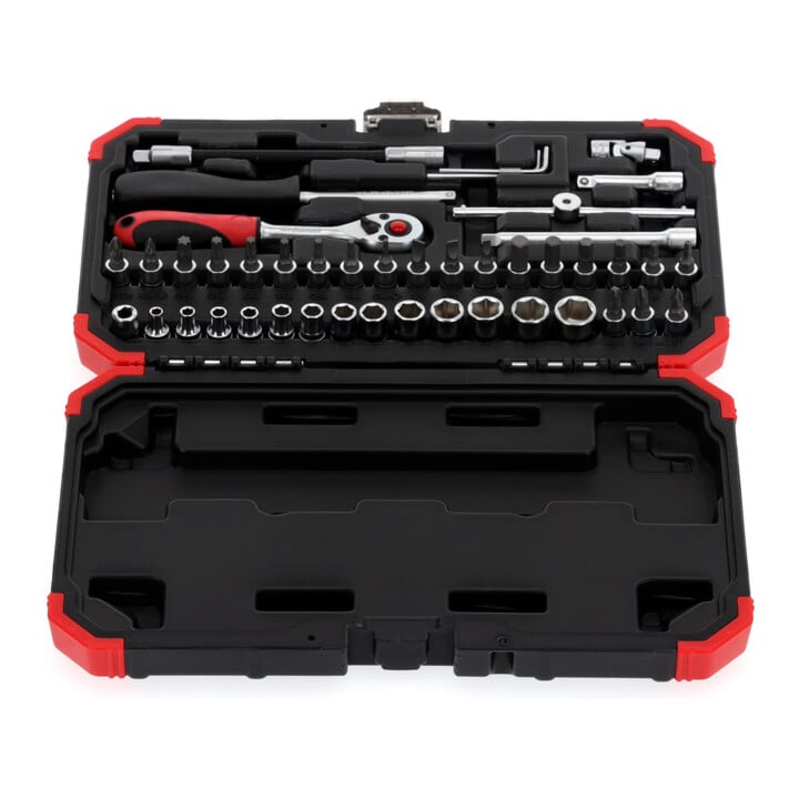 Gedore Red dopsleutelset 1/4 SW 4-14mm 46-delig