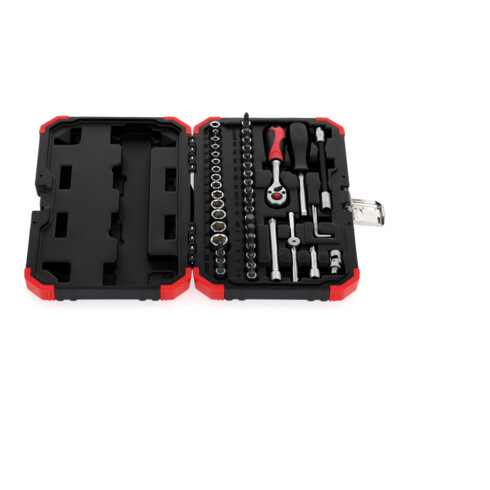 Gedore Red dopsleutelset 1/4 SW 4-14mm 46-delig