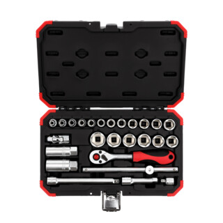 Gedore Red dopsleutelset 3/8 SW 6-24mm 26-delig