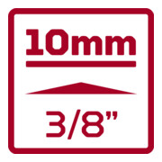 Clé à douille Gedore rouge 3/8 6kt-5