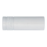 Gedore red Douille pour bougie d’allumage, 1/2" 12,5 mm, clé 16 mm, action manuelle, 65 mm de long, chromé mat, pour bougies d’allumage, R61021612-1