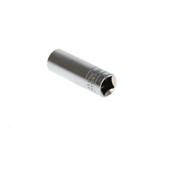 Gedore red Douille pour bougie d’allumage, 1/2" 12,5 mm, clé 16 mm, action manuelle, 65 mm de long, chromé mat, pour bougies d’allumage, R61021612