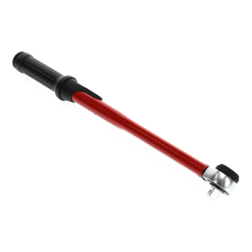 Gedore red Drehmomentschlüssel für Links- und Rechtsgewinde, 1/2 Zoll, 40-200 Nm, Stahlrohr, Rot/Schwarz