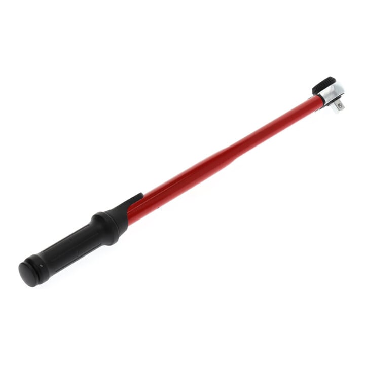 Gedore red Drehmomentschlüssel für Links- und Rechtsgewinde, 1/2 Zoll, 60-300 Nm, Stahlrohr, Rot/Schwarz